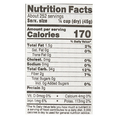 Lundberg Family Farms Gluten Free Organic Long Grain Brown Rice - 25lb bag. - Image 2