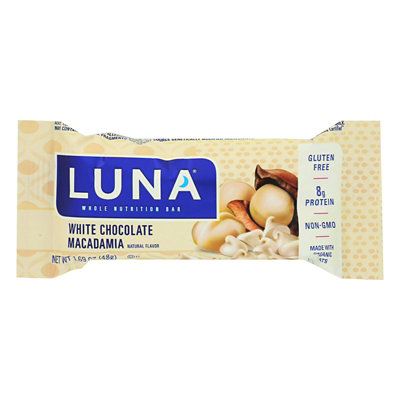Clif Bar Luna Bar - Organic White Chocolate Macadamia Nut 1.69 oz (Pack of 15) - Image 1