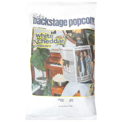 Robs Backstage Popcorn White Cheddar - 4 Oz - Image 3