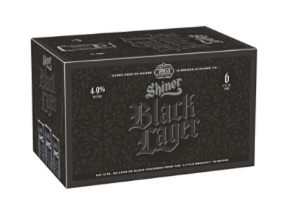 Shiner Black Lager - 6-12 Fl. Oz. - Image 1