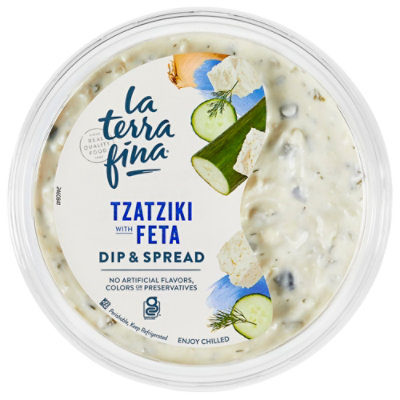 La Terra Fina Tzatziki With Feta Dip - 10 Oz - Image 1