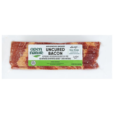 Open Nature Applewood Smoked Uncured Bacon - 24 OZ - Image 3