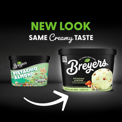 Breyers Ice Cream Pistachio Almond - 1.5 Qt - Image 5