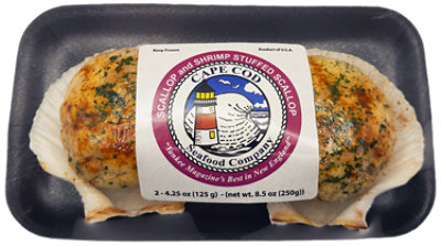 Cape Cod Scallop And Shrimp Stuffed Scallop - 8.5 Oz. - Image 1