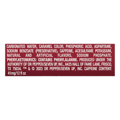Dr Pepper Zero Sugar - 1.25 Litter - Image 6