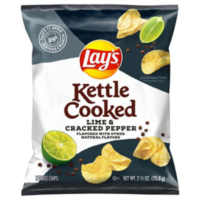 Lays Kettle Cooked Lime And Cracked Pepper - 2.5 Oz - Image 3