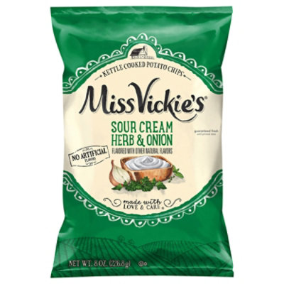 Miss Vickies Sour Cream Herb And Onion - 8 Oz - Image 3