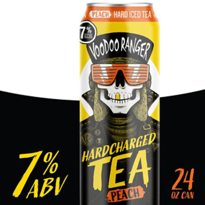 New Belgium Voodoo Ranger Hardcharged Peach Tea  In Cans - 24 Fl. Oz. - Image 1