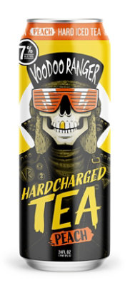 New Belgium Voodoo Ranger Hardcharged Peach Tea  In Cans - 24 Fl. Oz. - Image 2