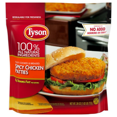 Tyson Fully Cooked Spicy Chicken Patties - 26 Oz - Image 3