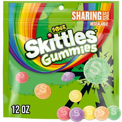 Skittles Gummies Sour Stand Up Pouch - 12 Oz - Image 1