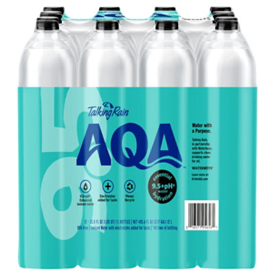 Talking Rain AQA Alkaline Water - 12-33.8 Fl. Oz. - Image 3