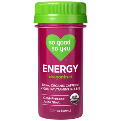 So Good So You Organic Organic Energy Dragonfruit Juice Shot - 1.7 Fl. Oz.
