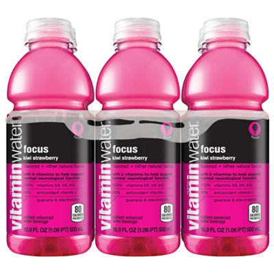 Vitaminwater Focus - 6-16.9 Fl. Oz. - Image 3