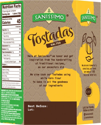 Sanisisimo Salted Tostadas - 9.52 Oz - Image 5