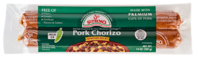 Vv Supremo Foods Pork Mild Chorizo - 14 Oz - Image 1