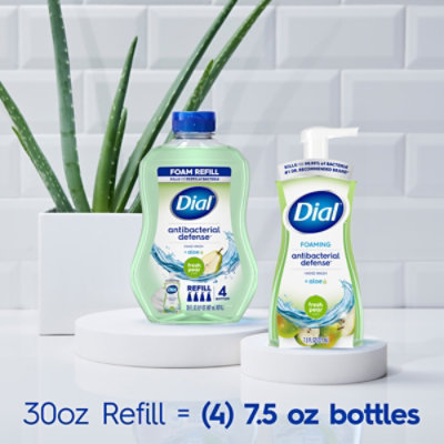 Dial Fresh Pear Antibacterial Foaming Hand Wash Refill - 4-30 Fl. Oz. - Image 5