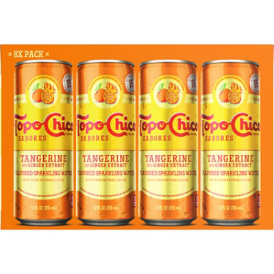 Topo Chico Sabores Tangerine Flavored Sparkling Water - 8-12 Fl. Oz. - Image 5