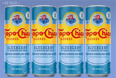 Topo Chico Sabores Blueberry - 8-12 Fl. Oz. - Image 6