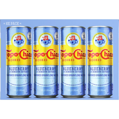 Topo Chico Sabores Blueberry Flavored Sparkling Water - 8-12 Fl. Oz. - Image 5