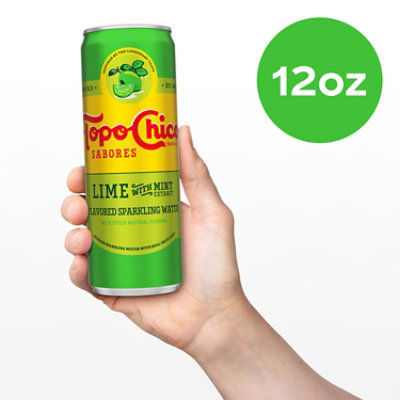 Topo Chico Sabores Lime Flavored Sparkling Water - 8-12 Fl. Oz. - Image 5