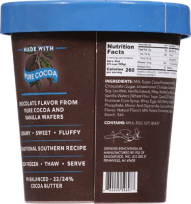 Lorenzos Frozen Pudding Chocolate Mousse Southern Style Pint  - 16 Oz - Image 6