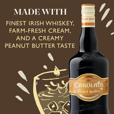 Carolans Peanut Butter Irish Cream 34 - 750 Ml - Image 3