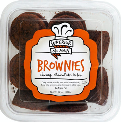 Superior On Main Chewy Chocolate Brownie Bites - Multi Pack, 12 Ounce (Pack of 18) - Image 2