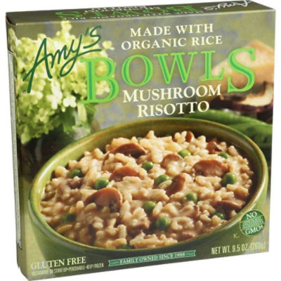 Amys Organic Mushroom Risotto Bowl, 9.5 Ounce (Pack of 12) - Image 2