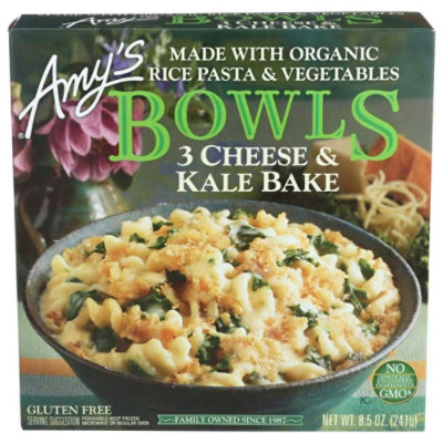 Amys Organic 3 Cheese Kale Bake Bowl, 8.5 Ounce (Pack of 12) - Image 1