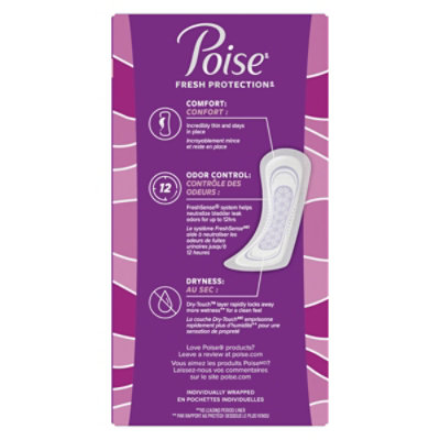 Poise Daily Microliners 1 Drop Absorbency Long Incontinence Panty Liners - 50 Count - Image 8