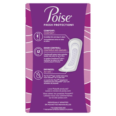 Poise Daily Microliners 1 Drop Absorbency Incontinence Panty Liners - 54 Count - Image 8