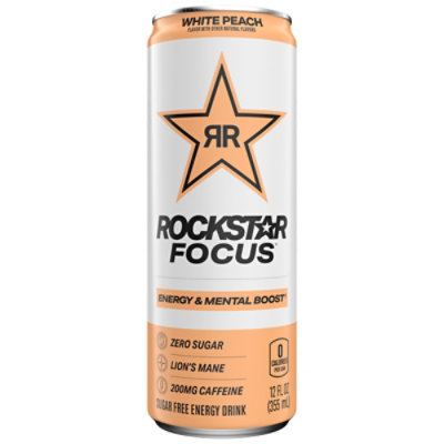 Rockstar Focus White Peach - 12 Fl. Oz. - Image 3