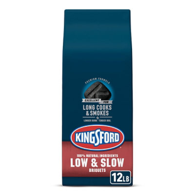 Kingsford Low And Slow Briquettes Charcoal Briquettes For Grilling - 12 Lb - Image 1