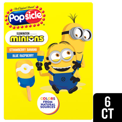 Popsicle Ice Cream Minions Facepiece - 6 Count - Image 2