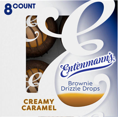 Entenmann's Brownie Drizzle Drops Creamy Caramel 8 Count - 7.23 Oz - Image 2