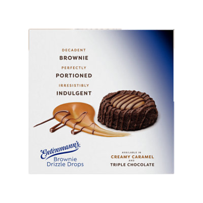 Entenmann's Brownie Drizzle Drops Creamy Caramel 8 Count - 7.23 Oz - Image 5