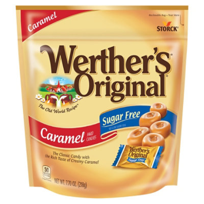 Werther's Original Hard Sugar Free Caramel Candy - 7.7 Oz - Image 1