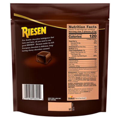 Riesen Chocolate Covered Chewy Caramel Candy Share Size - 12 Oz - Image 7