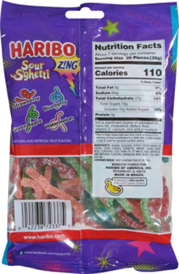 Haribo Sour Sghetti - 7.2 Oz - Image 5