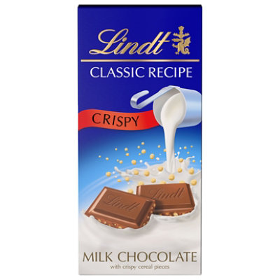 Lindt CLASSIC RECIPE Crispy Milk Chocolate Candy Bar - 4.4 Oz - Image 1