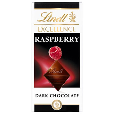 Lindt EXCELLENCE Raspberry Dark Chocolate Candy Bar - 3.5 Oz - Image 1