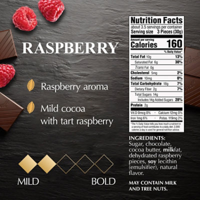 Lindt EXCELLENCE Raspberry Dark Chocolate Candy Bar - 3.5 Oz - Image 5