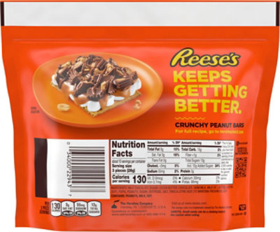 Reese's Milk Chocolate And Peanut Butter Stuffed With Peanuts Crunchy Miniature Cups Share Pack Pouch - 9.6 Oz - Image 6