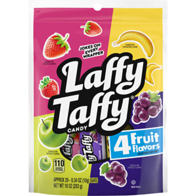 Laffy Taffy Assorted Mini Bars Fruity Flavors Stand Up Bag - 10 Oz - Image 2