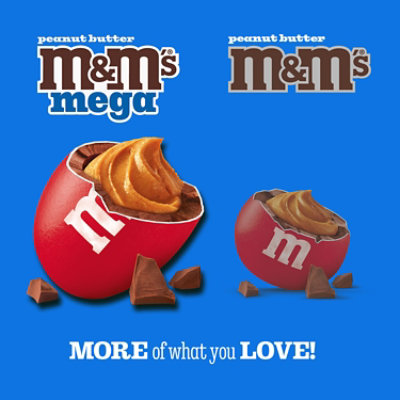 M&M'S Mega Peanut Butter Share Size Stand Up Pouch - 8.6 Oz - Image 2