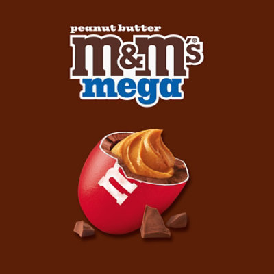 M&M'S Mega Peanut Butter Share Size Stand Up Pouch - 8.6 Oz - Image 3