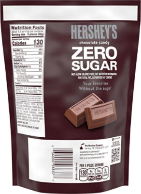 HERSHEY'S Zero Sugar Chocolate Candy Pouch - 5.1 Oz - Image 6