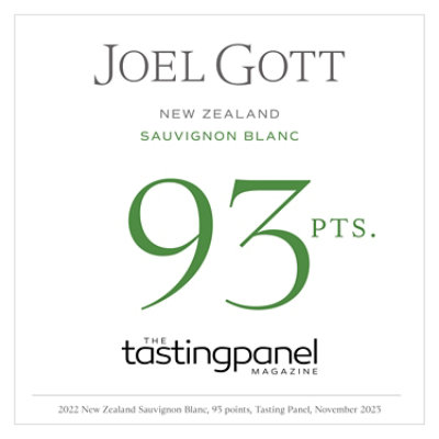 Joel Gott New Zealand Sauvignon Blanc Wine - 750 Ml - Image 3