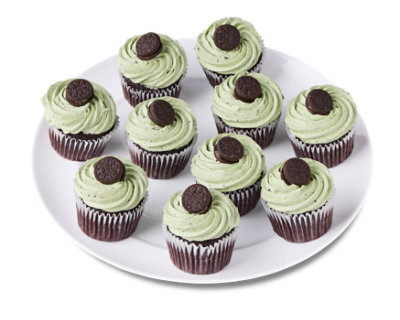 Mint Cookies N Cream Cupcakes 10 Count - Each - Image 1